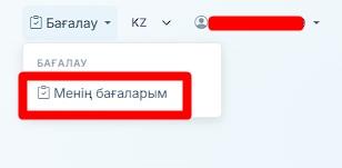 Менің бағаларым қойындысы